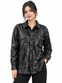 بلوز چرم زنانه وارداتی برند Zara