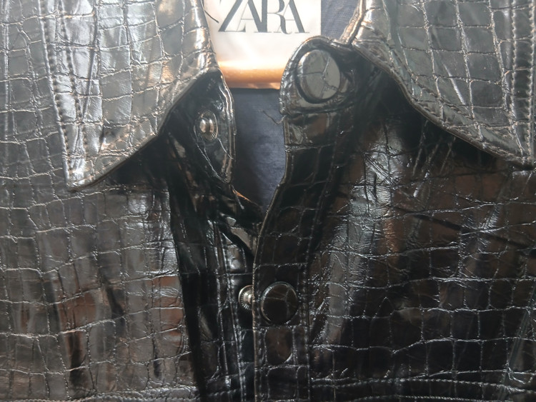 بلوز چرم زنانه وارداتی برند Zara